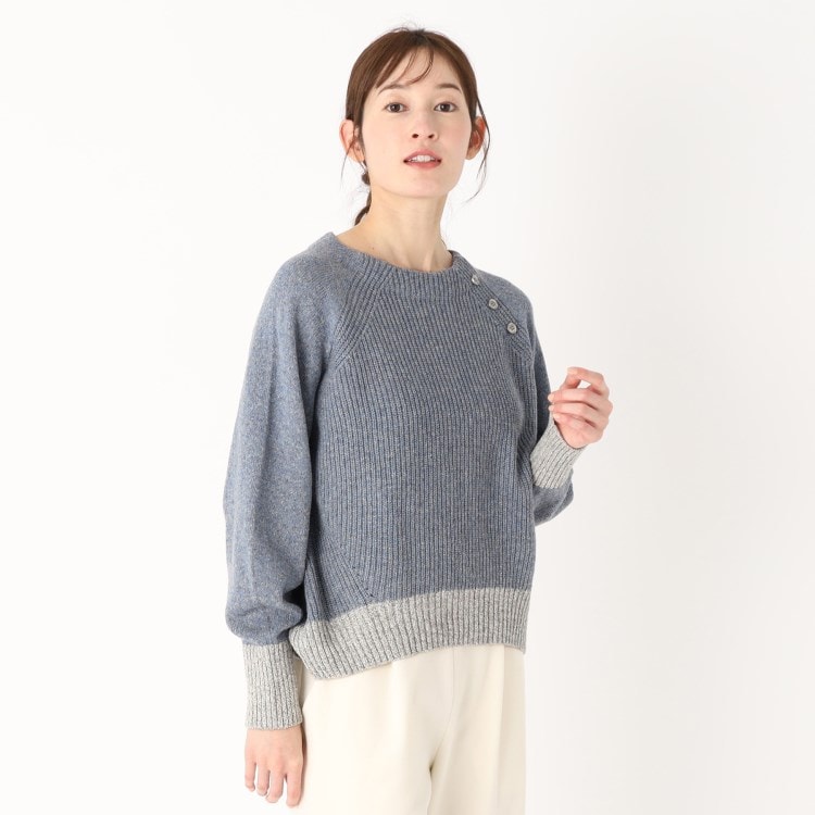 ルイシャンタン(Lui Chantant)の【上品な／日本製／春ニット】シルクウール混セーター ニット/セーター