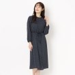 ルイシャンタン(Lui Chantant)の【洗える／日本製】ドット柄フレアシルエットワンピース ブルー(193)