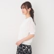 ルイシャンタン(Lui Chantant)の【洗える／半袖】シアーチュールニット19