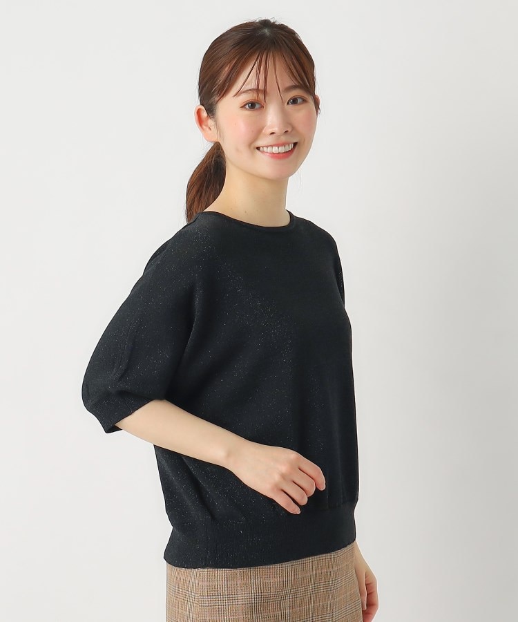 ルイシャンタン(Lui Chantant)の【洗える／7分袖】ラメ入りドルマンスリーブニット12