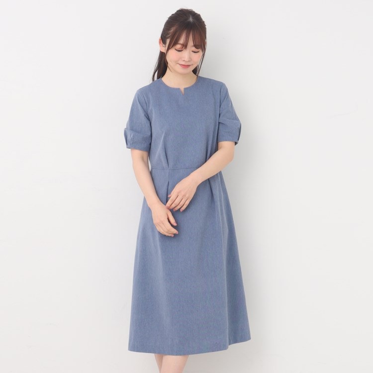 ルイシャンタン(Lui Chantant)の【洗える／日本製】トリコクールビューティワンピース ミドルワンピース