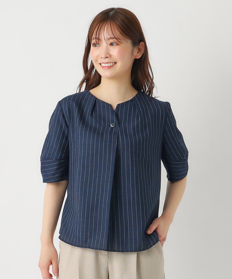 ルイシャンタン(Lui Chantant)の【セットアップ可／洗える／日本製】軽やかバスケットブラウス17