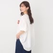 ルイシャンタン(Lui Chantant)の【洗える／無地／チェック／ストライプ】タイプライターチュニックブラウス17
