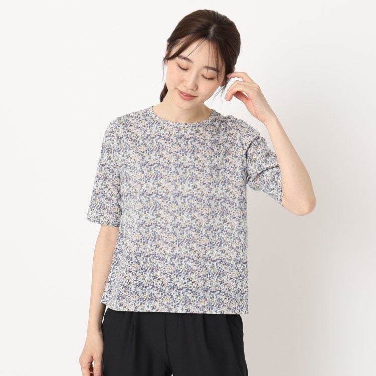 ルイシャンタン(Lui Chantant)の【洗える／日本製／ジャージ素材】リバティTシャツ Ｔシャツ