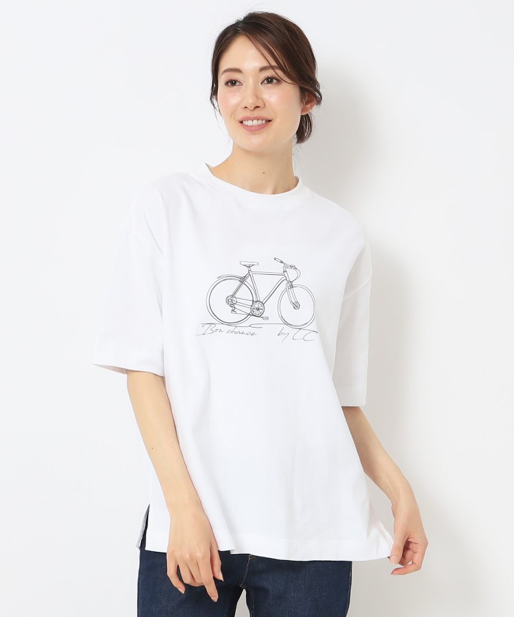ルイシャンタン(Lui Chantant)の【洗える／無地／ボーダー】ジャージグラフィックTシャツ8