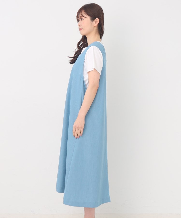ルイシャンタン(Lui Chantant)の【洗える】デニムライクAラインワンピース2