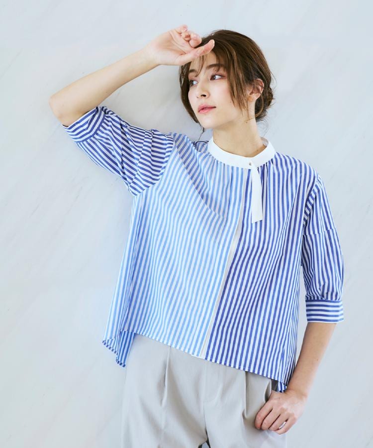 ルイシャンタン(Lui Chantant)の【洗える／日本製】サスティナブロードシャツ25