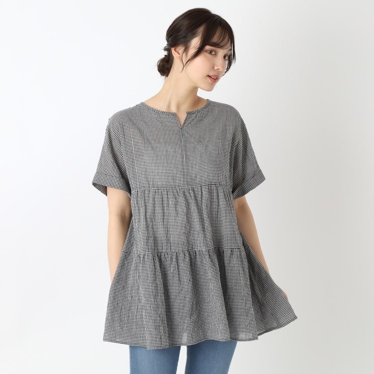 ルイシャンタン(Lui Chantant)の再入荷！【洗える／日本製】コットンチュニック チュニック