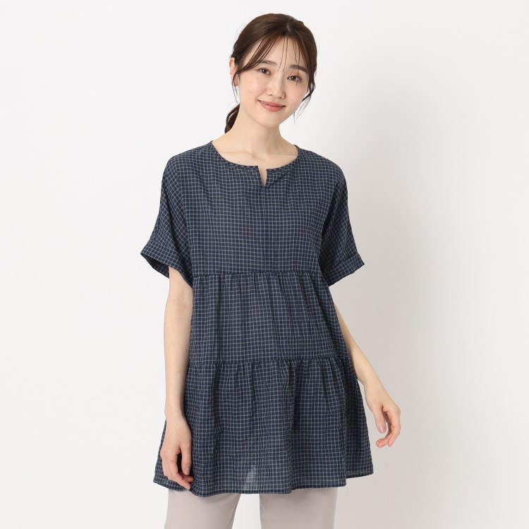 ルイシャンタン(Lui Chantant)の再入荷！【洗える／日本製】コットンチュニック チュニック