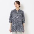 ルイシャンタン(Lui Chantant)の【洗える／日本製／リバティ】マルチフラワーリバティチュニックブラウス1