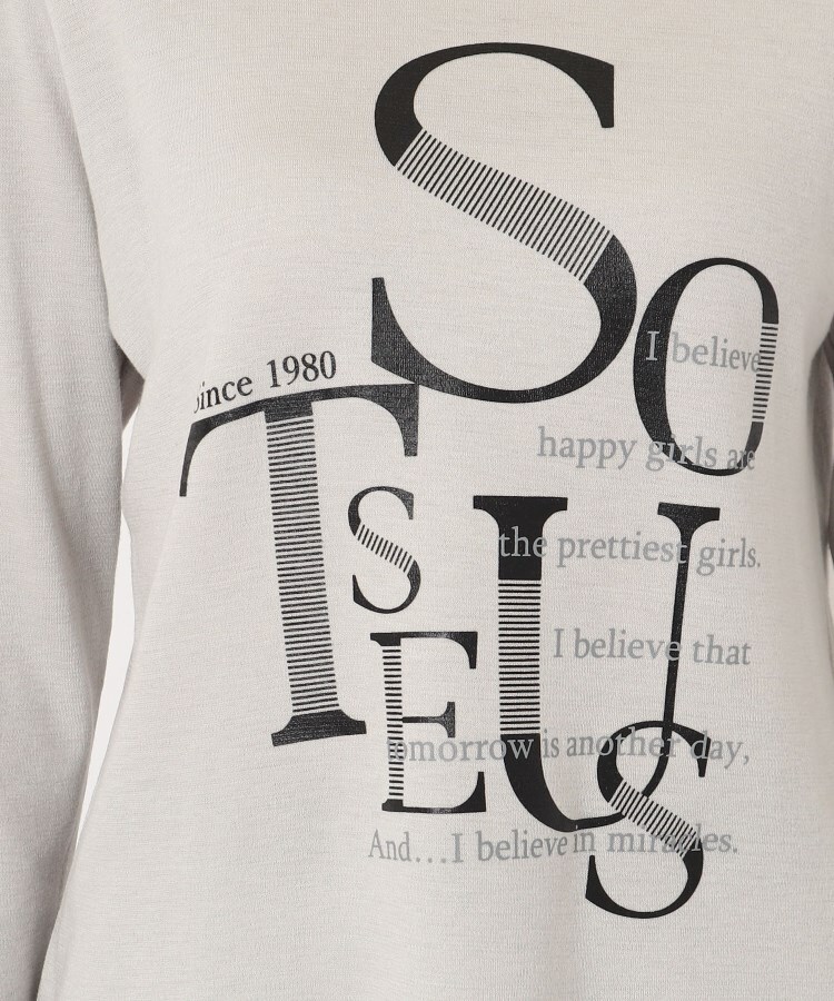 スチェッソ(SUTSESO　)のロゴプリント長袖Tシャツ10