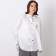 スチェッソ(SUTSESO　)のエンブレムデザイン コットンシャツ ホワイト(002)