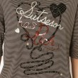 スチェッソ(SUTSESO　)の大人の着映えTシャツ/刺繍＆スパンコール ハートデザインTシャツ14