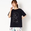 スチェッソ(SUTSESO　)のアートロゴデザインTシャツ ダークネイビー(194)