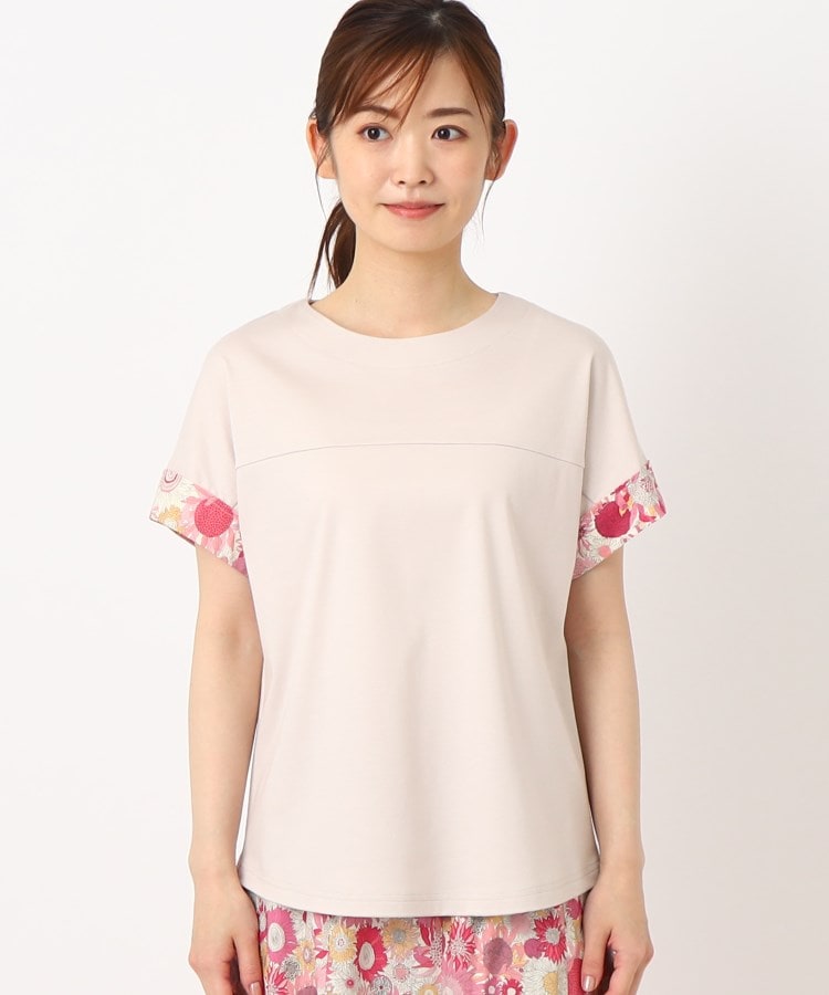 スチェッソ(SUTSESO　)の【セットアップ可】リバティプリント デザインTシャツ1