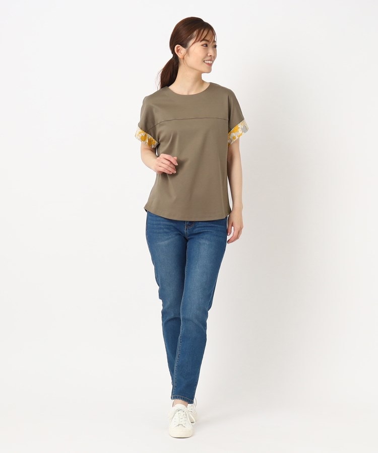 スチェッソ(SUTSESO　)の【セットアップ可】リバティプリント デザインTシャツ22