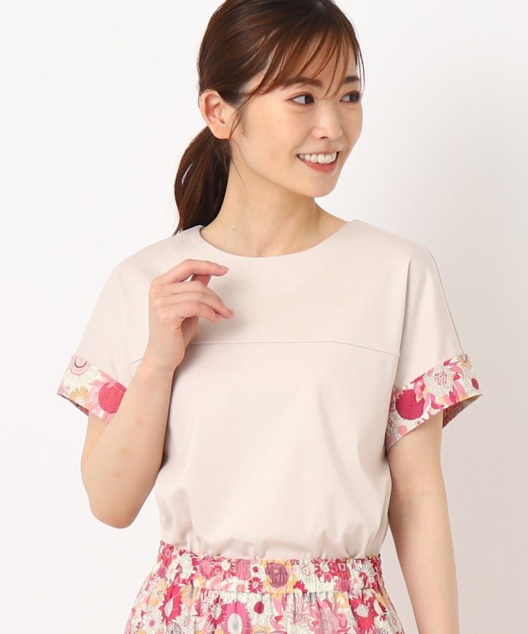 スチェッソ(SUTSESO　)の【セットアップ可】リバティプリント デザインTシャツ29