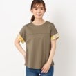 スチェッソ(SUTSESO　)の【セットアップ可】リバティプリント デザインTシャツ カーキ(527)