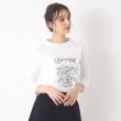コルディア/スチェッソ(CORDIER/SUTSESO)のエンブレム刺繍プルオーバー ホワイト(001)