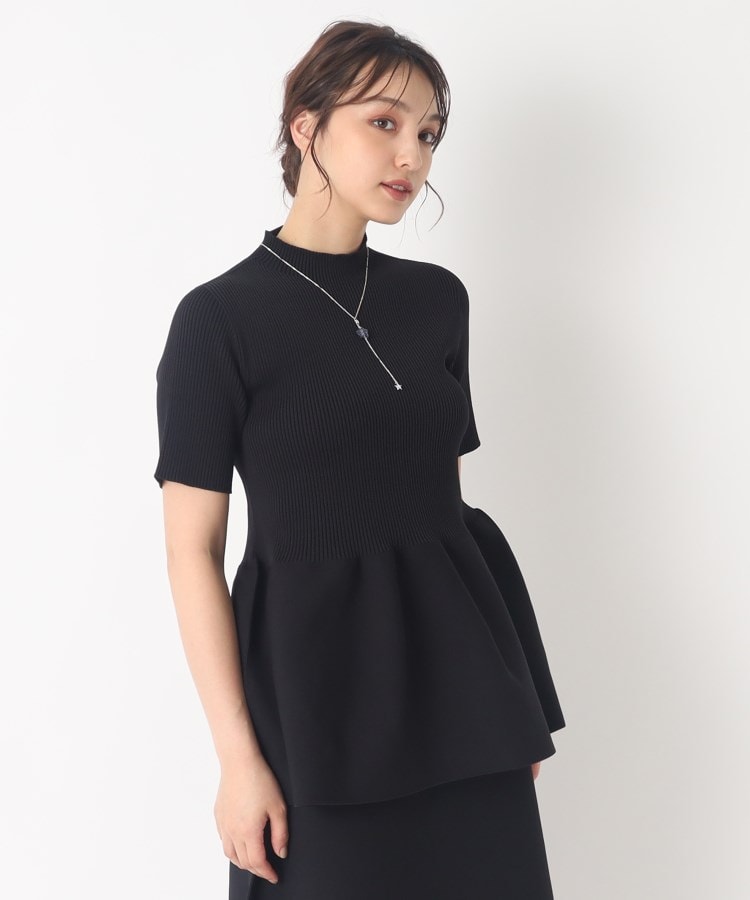セットアップ可】ホールガーメント(R) ペプラムニット(ニット セットアップ可】ホールガーメント(R) ペプラムニット(ニット