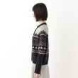コルディア/スチェッソ(CORDIER/SUTSESO)のノルディック柄ニットニットカーディガン2