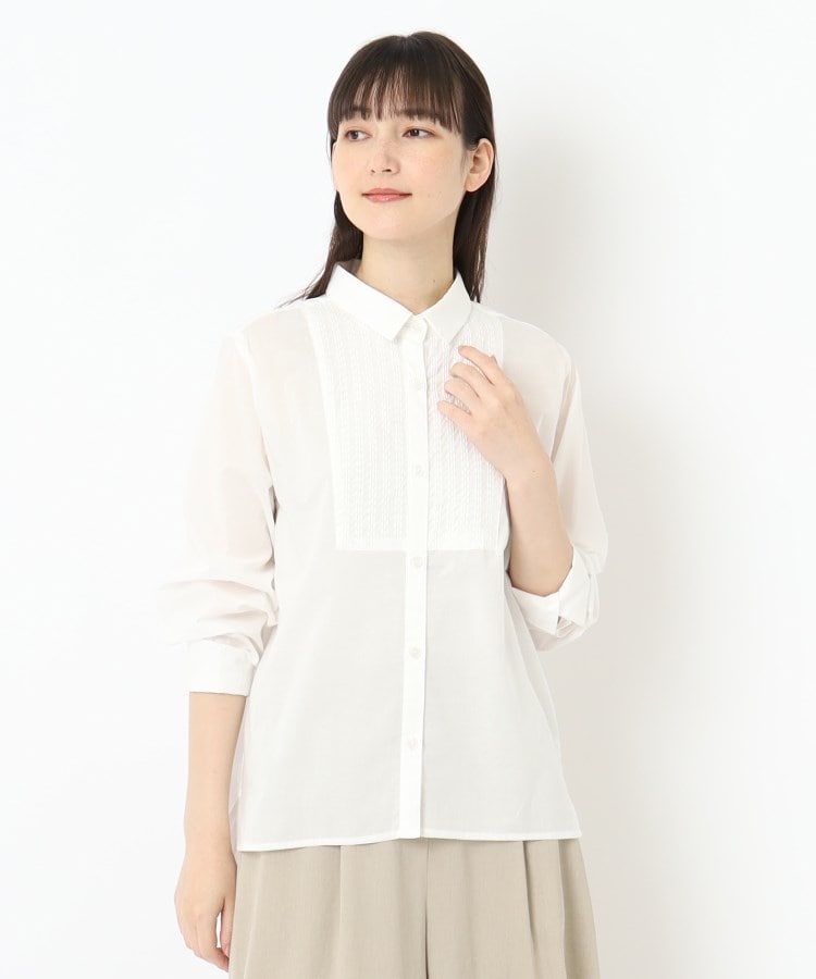 コルディア/スチェッソ(CORDIER/SUTSESO)の刺繍デザイン綿ローンシャツ16