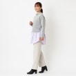 コルディア/スチェッソ(CORDIER/SUTSESO)の裏毛×シャツドッキングデザインプルオーバー10