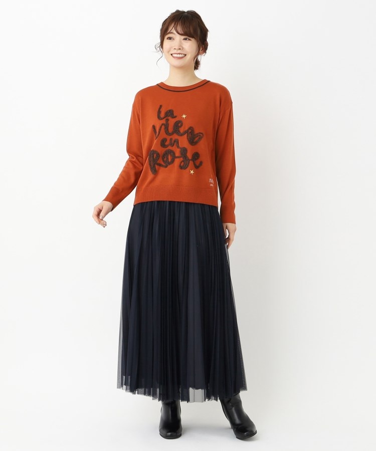 ソフィア 刺繍デザイン プルオーバーニット(ニット/セーター ソフィア 刺繍デザイン プルオーバーニット(ニット/セーター