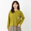コルディア/スチェッソ(CORDIER/SUTSESO)のソフィア 刺繍デザイン ニットカーディガン グリーン(522)