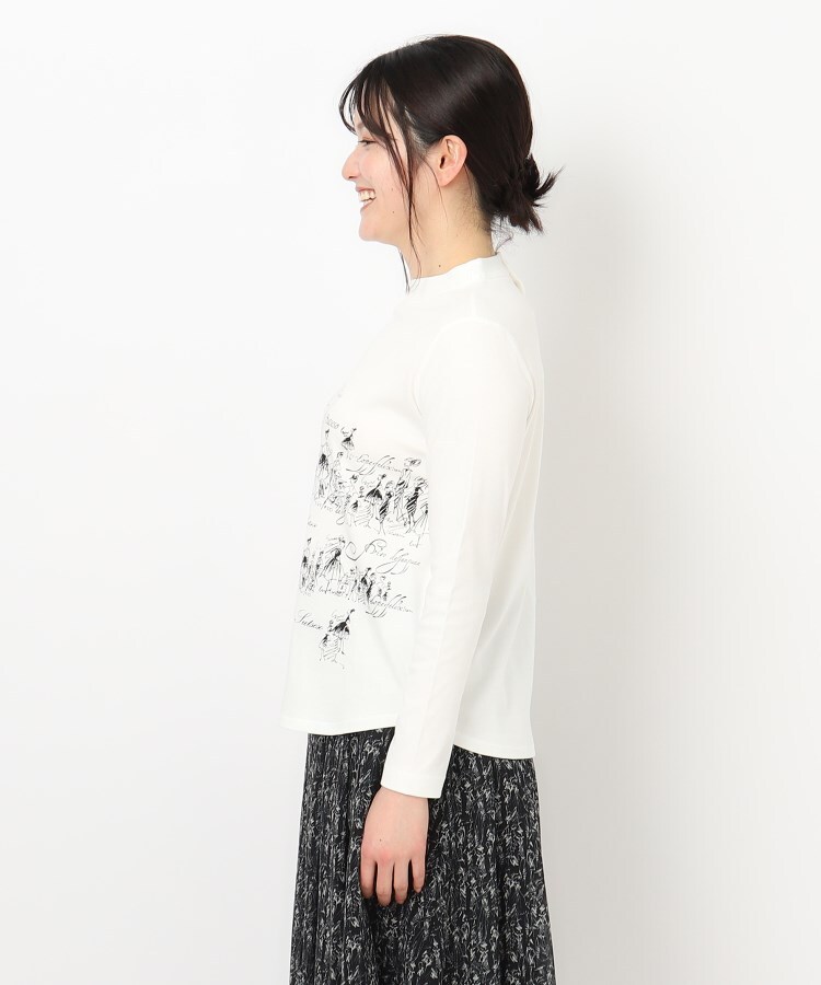 コルディア/スチェッソ(CORDIER/SUTSESO)のドローイングデザイン長袖Tシャツ2