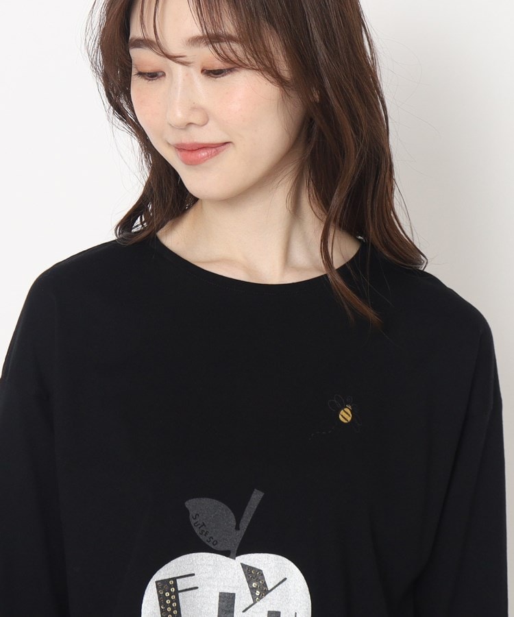 スチェッソ(SUTSESO　)のリンゴモチーフプリントTシャツ4