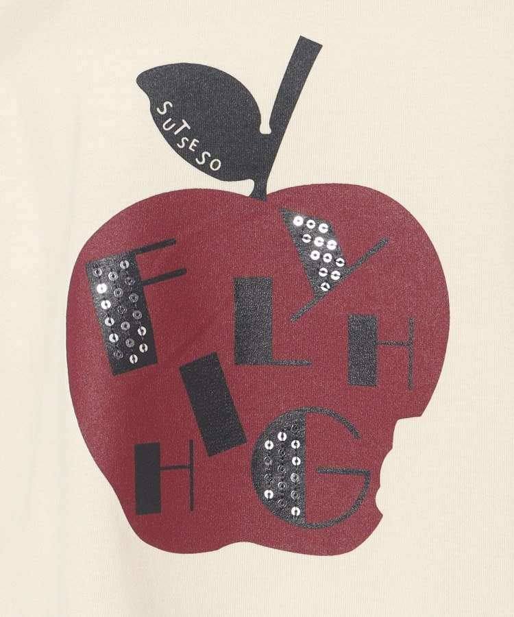 スチェッソ(SUTSESO　)のリンゴモチーフプリントTシャツ17