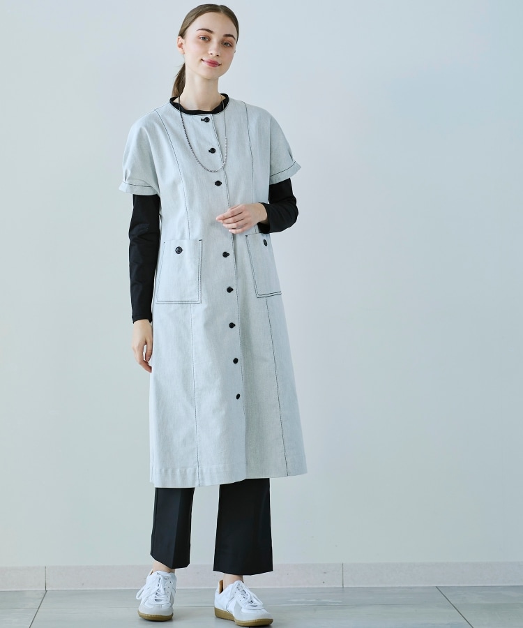 コルディア/スチェッソ(CORDIER/SUTSESO)の【ストレッチ】ジャッキーデニムワンピース19
