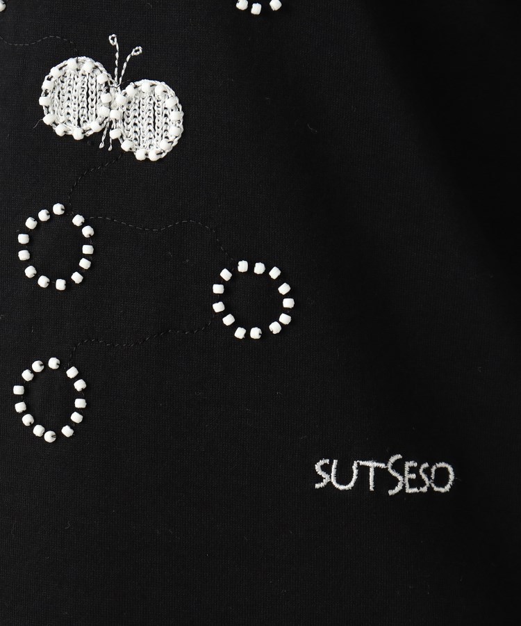 スチェッソ(SUTSESO　)のミーナ 刺繍蝶々デザインプルオーバー17