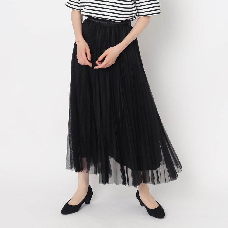 スチェッソ(SUTSESO　)のフェザーチュールスカート マキシ・ロングスカート