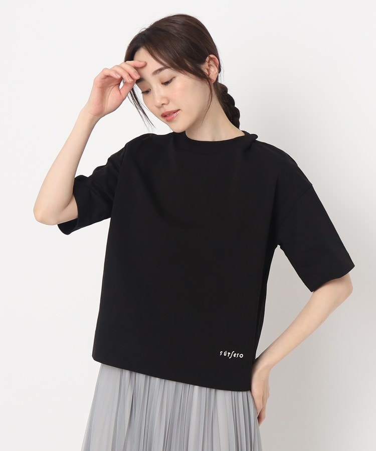 コルディア/スチェッソ(CORDIER/SUTSESO)の大人のベーシックTシャツ ニルスジャージ ブラック(019)