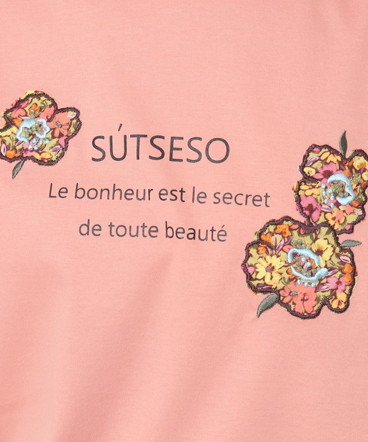 スチェッソ(SUTSESO　)のシャルロット 小花プリントアップリケデザインTシャツ14