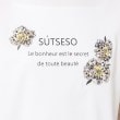 スチェッソ(SUTSESO　)のシャルロット 小花プリントアップリケデザインTシャツ17