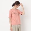 スチェッソ(SUTSESO　)のシャルロット 小花プリントアップリケデザインTシャツ ピンク(572)
