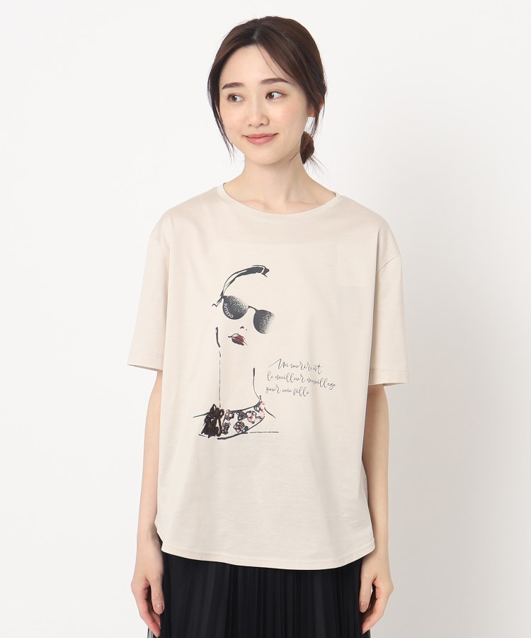 コルディア/スチェッソ(CORDIER/SUTSESO)のアーティスティックプリントTシャツ1