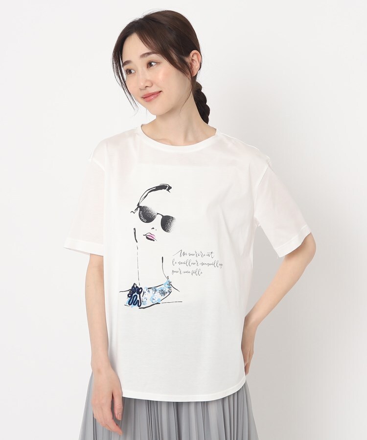 コルディア/スチェッソ(CORDIER/SUTSESO)のアーティスティックプリントTシャツ8