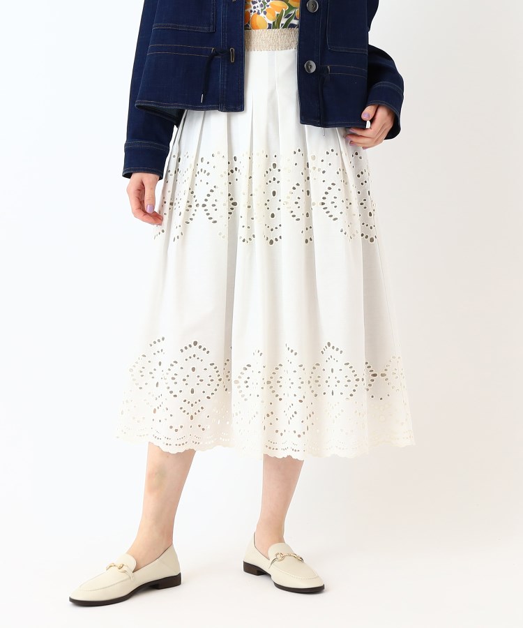 コルディア/スチェッソ(CORDIER/SUTSESO)の【セットアップ可】エンブロダンガリー刺繍スカート11