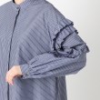 コルディア/スチェッソ(CORDIER/SUTSESO)のコットンブロード袖コンシャスフリルデザインブラウス5