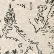コルディア/スチェッソ(CORDIER/SUTSESO)の【手洗い可】北欧調地図柄ジャージワンピース19