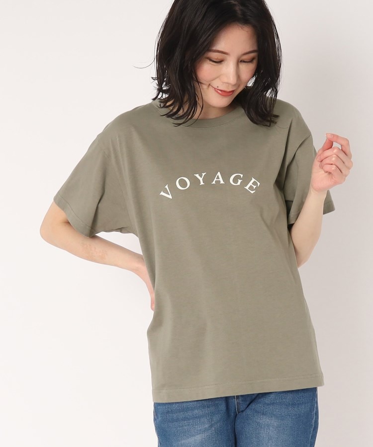 ブレスブリージュ(BLESSE BLIGE)の【汗ジミ防止/ロゴ/洗える】ロゴTシャツ チャコールグレー(014)