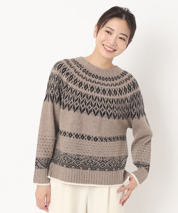 KBF - 新品▷KBF＊WEB限定 フェアアイルニット L.GRAY の通販 by