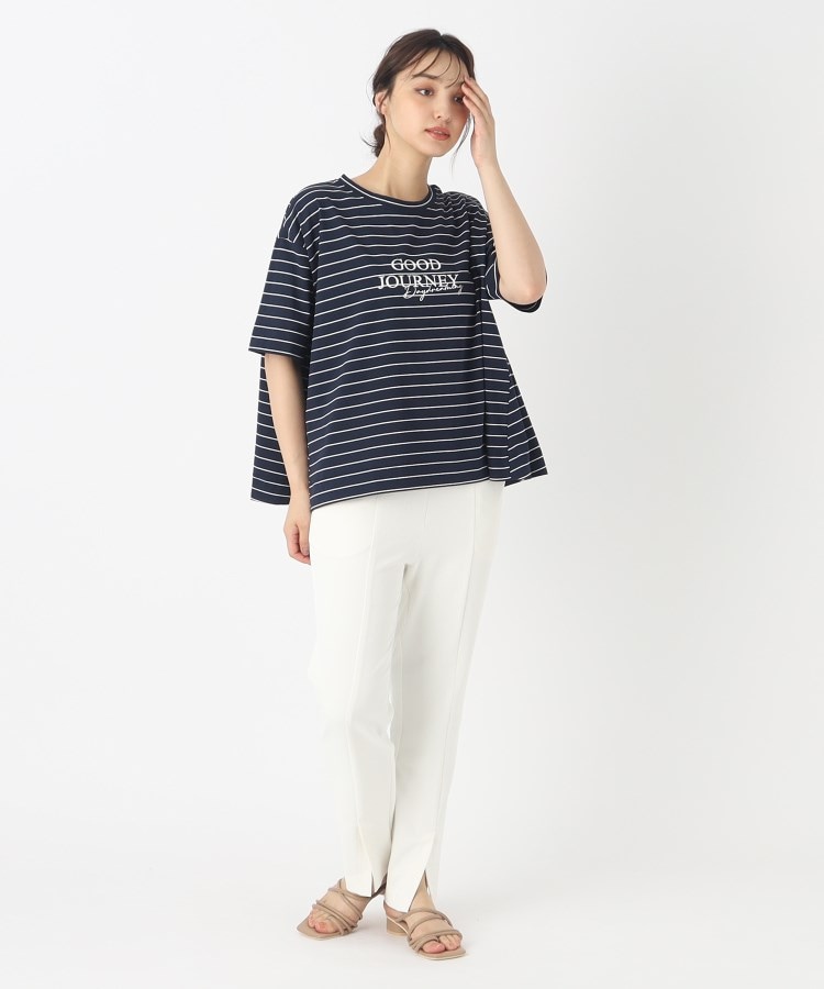 ブレスブリージュ(BLESSE BLIGE)の【洗える】ボーダー・無地メッセージTシャツ16