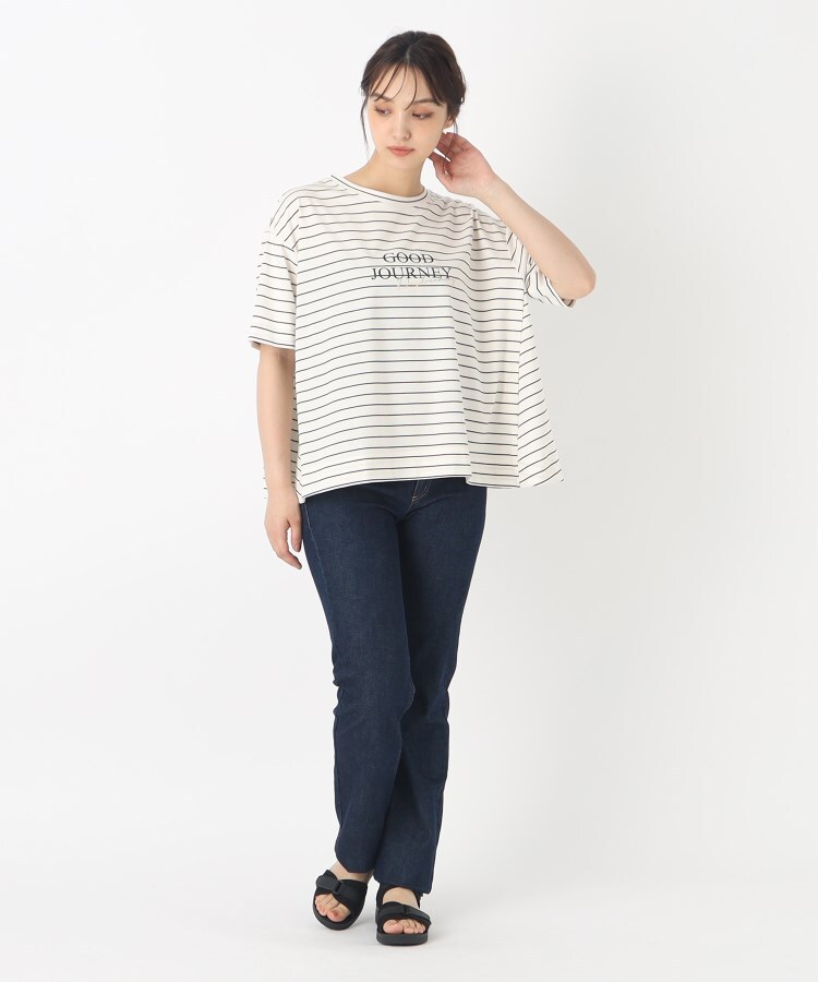 ブレスブリージュ(BLESSE BLIGE)の【洗える】ボーダー・無地メッセージTシャツ12