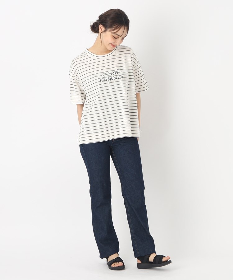 ブレスブリージュ(BLESSE BLIGE)の【洗える】ボーダー・無地メッセージTシャツ13