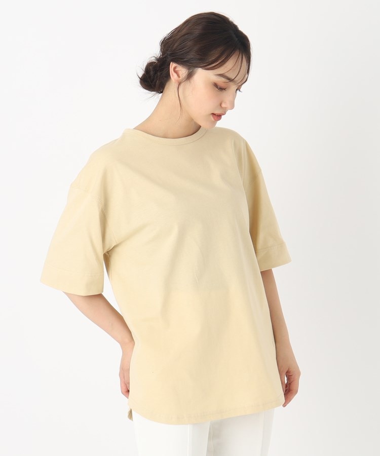 ブレスブリージュ(BLESSE BLIGE)の【シンプル／洗える】バックヘンリーTシャツ イエロー(031)
